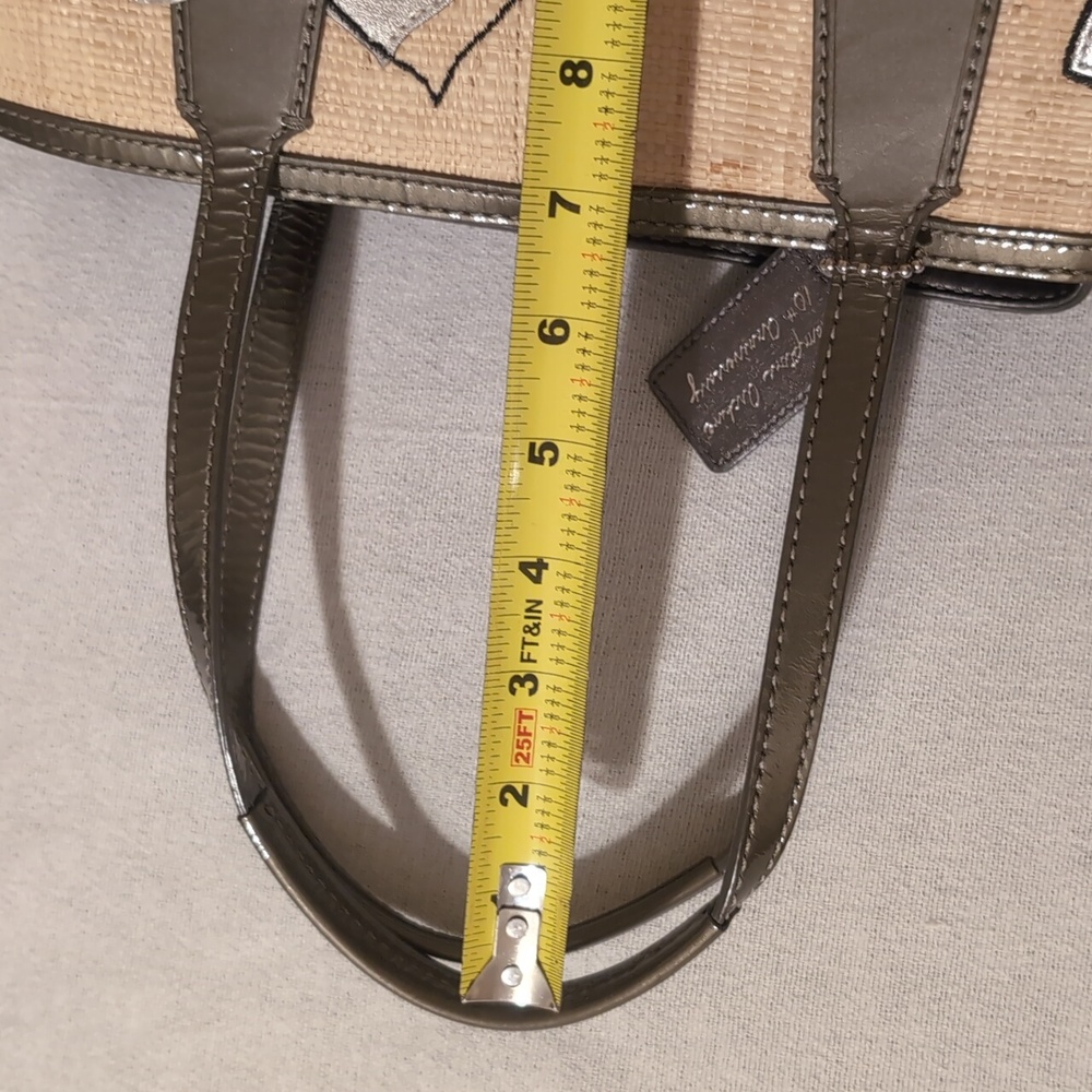 Coach Hamptons 10th Anniversary Y2K Floral Straw Shoulder Bag 13531 - Picture 14 of 14